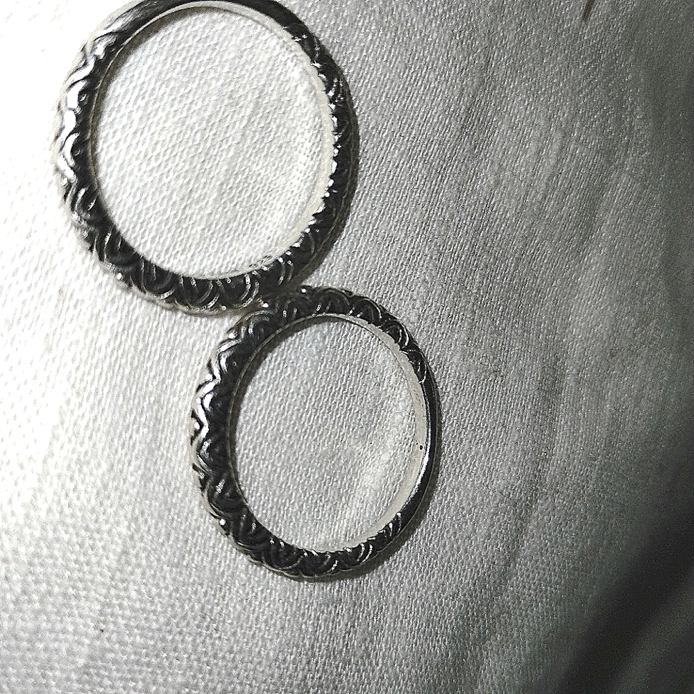Barbara Bixby sterling silver matching stacking rings size 7.5